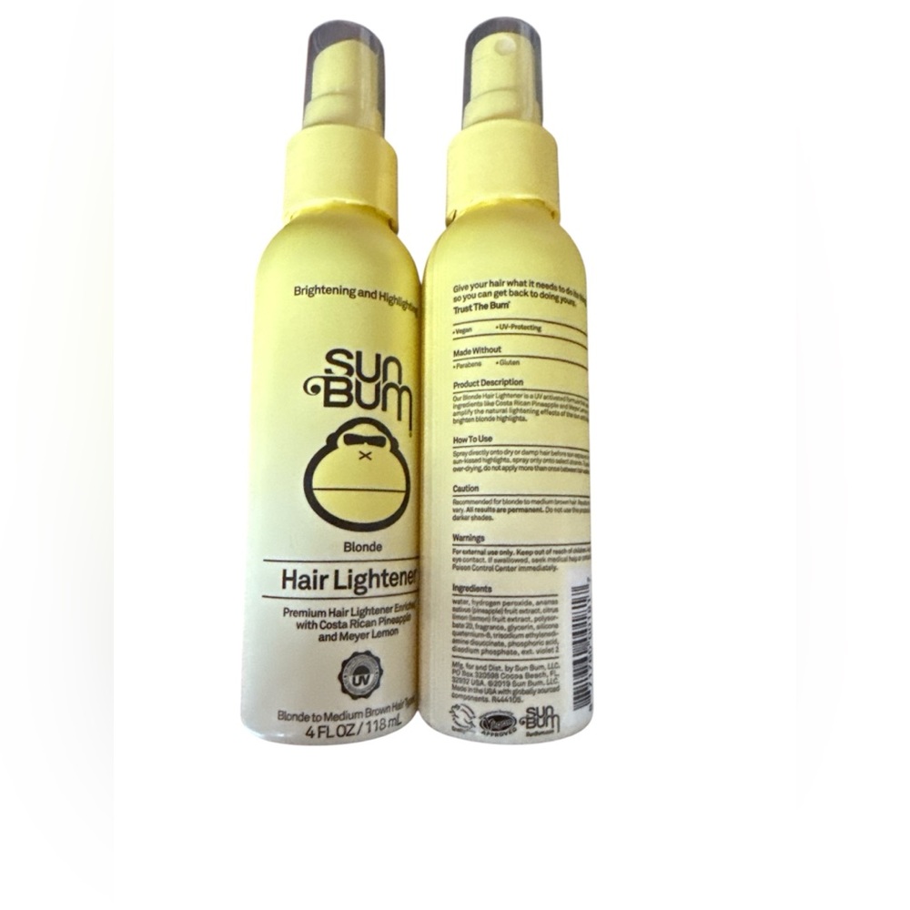 Sun Bum Blonde Hair Lightener Spray- 4 oz (2 bottles)